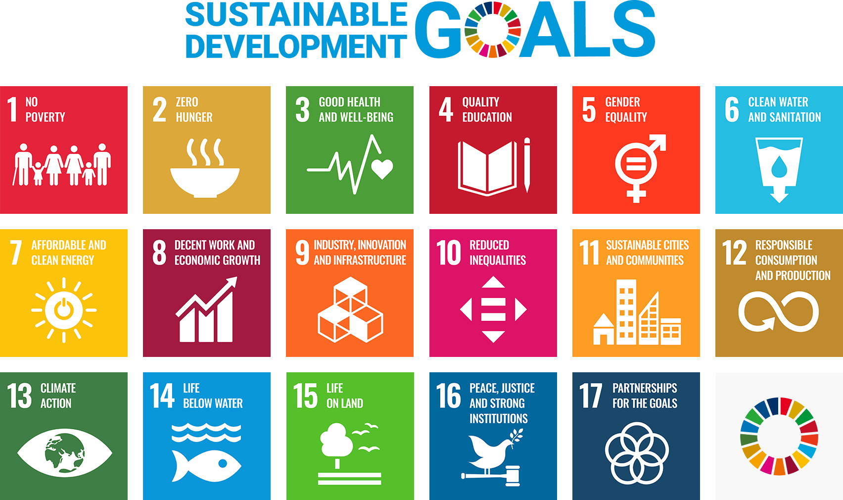 The 17 Sustainable Development Goals